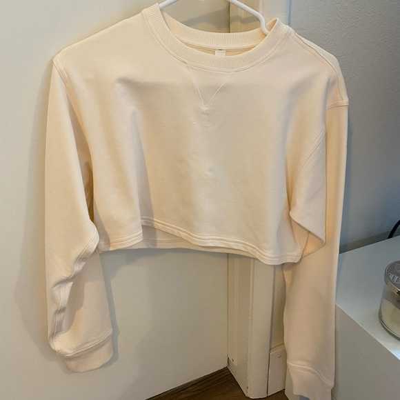 lululemon athletica Tops - Cream crop top
